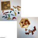 2D wood packing puzzles