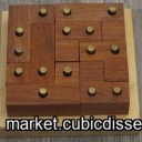 Pins and blocks puzzle