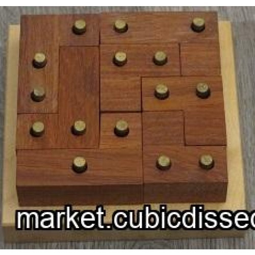 Pins and blocks puzzle