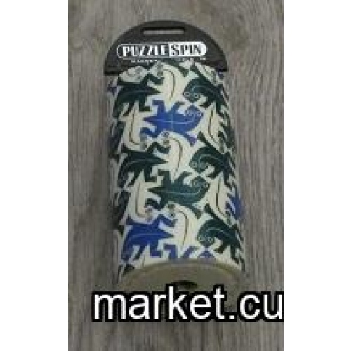 Puzzle spin - Escher lizards