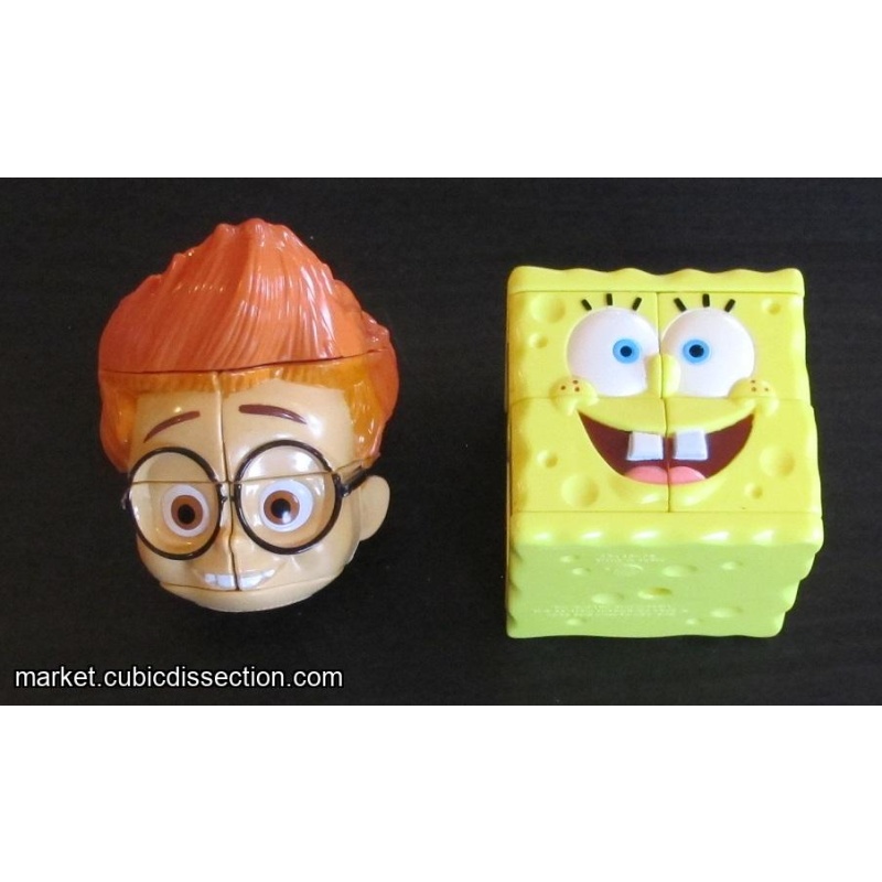 Sherman & Sponge Bob twisty puzzles