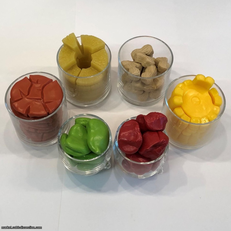 Glass packing puzzle lot (6) - Toyo Glass