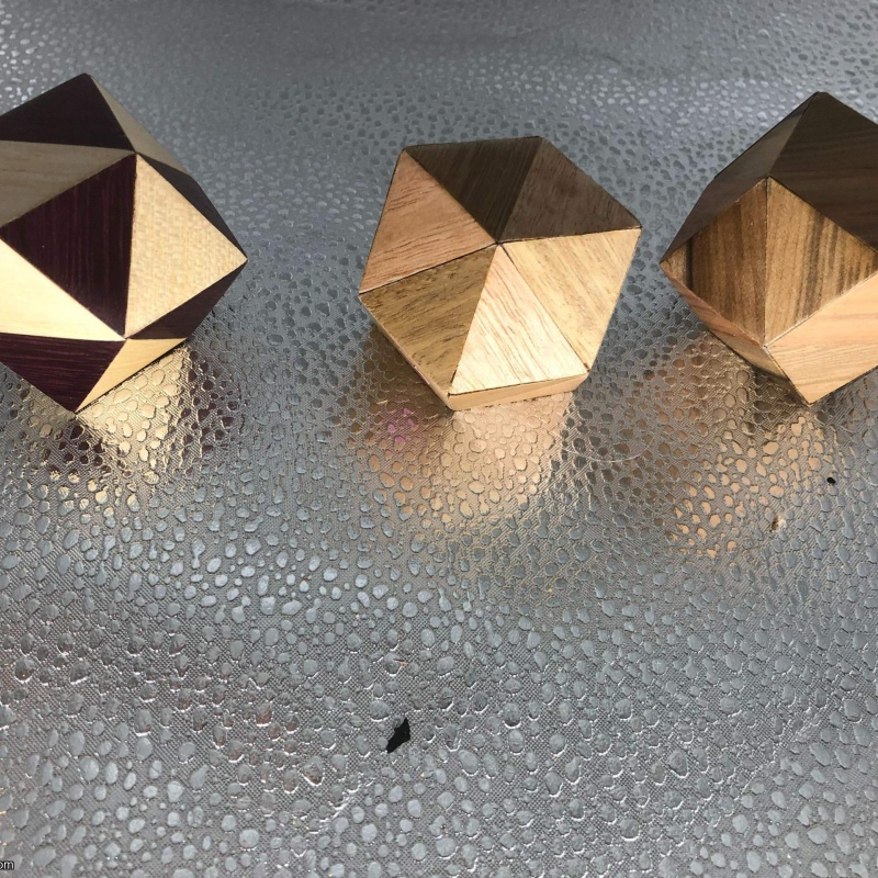 THREE RHOMBIC DODECAHEDRONS