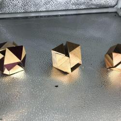THREE RHOMBIC DODECAHEDRONS